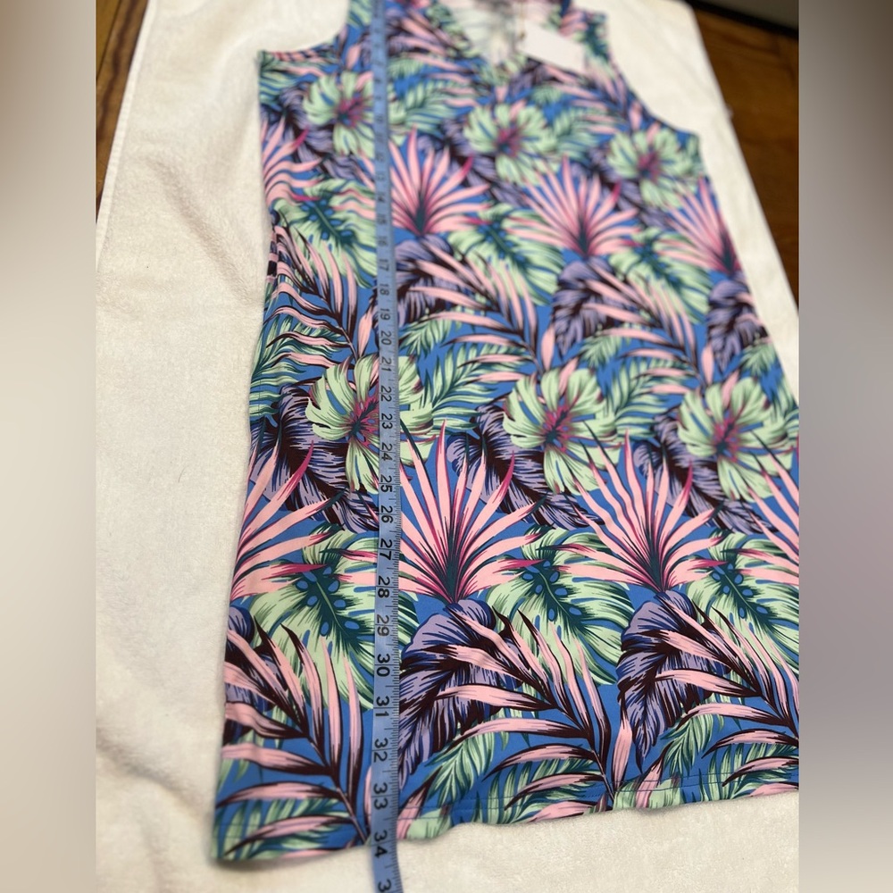 NWT/Stella Parker /S/Tropical Sleeveless Dress/UPF 50 - Picture 6 of 6